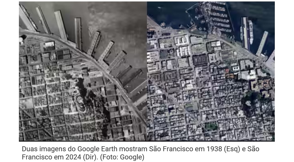 Já imaginou ver imagens da decada de 1930 diretamente no Google Earth?